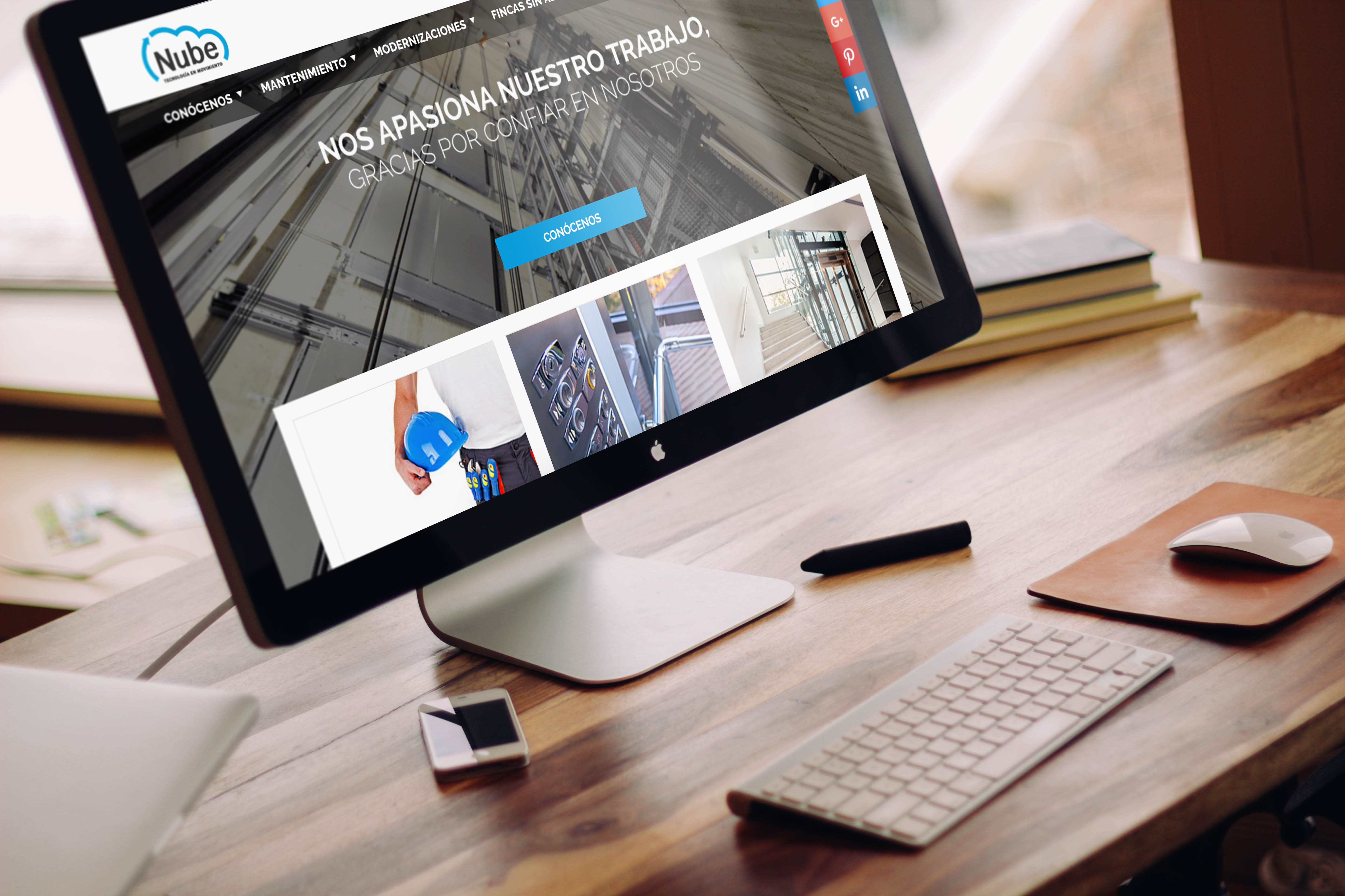 Nube Ascensores estrena página web Nube Ascensores estrena página web